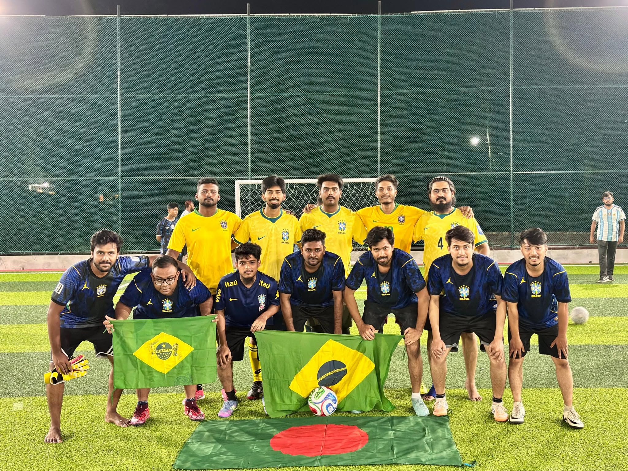KICKOFF UNDER FLOODLIGHTS